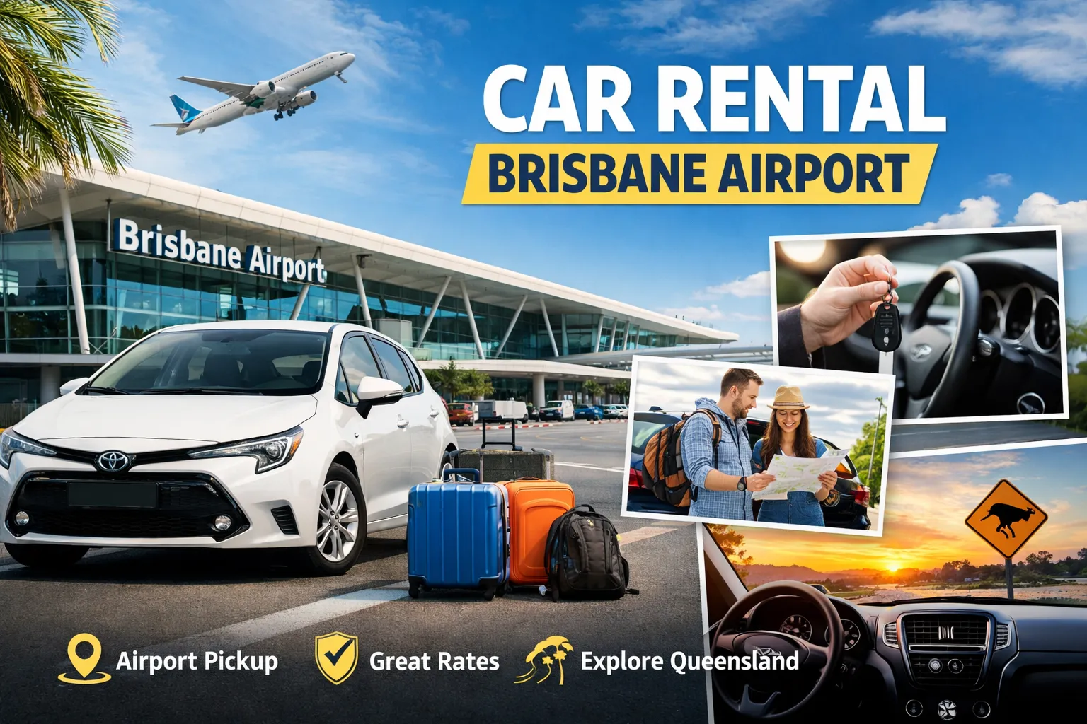 Brisbane Airport Car Rental - Book Car Hire at BNE