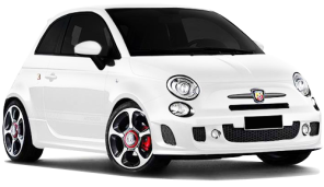Abarth 695 car rental in Poznan