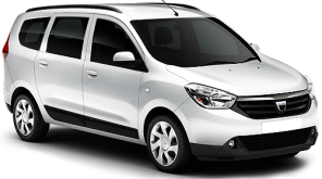 Dacia Lodgy car rental in Pointe A Pitre Downtown