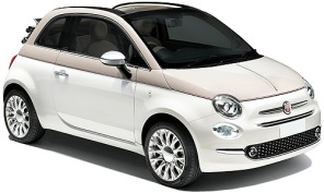 Fiat 500 Cabrio car rental in Portugal