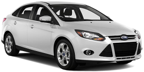 Ford Focus car rental in Long Beach Downtown