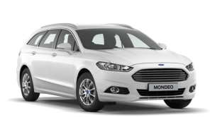 Ford Mondeo STW car rental in Ivalo Downtown