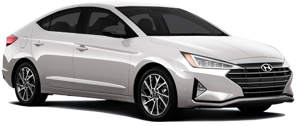 Hyundai Elantra car rental in Long Beach Downtown