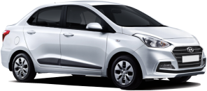 Hyundai Grand i10 Sedan car rental in Flores Downtown