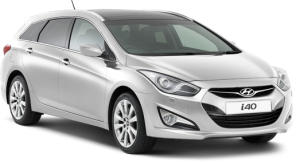 Hyundai i40 car rental in Billund