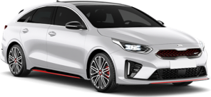 Kia Proceed car rental in Kotor Downtown