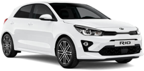 Kia Rio car rental in Long Beach Downtown