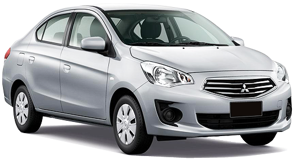 Mitsubishi Attrage car rental in Azerbaijan