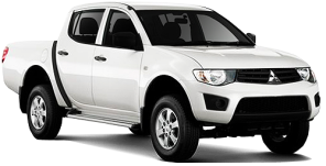 Mitsubishi L200 car rental in Saint Lucia