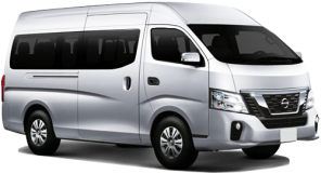 Nissan Urvan car rental in Santa Cruz