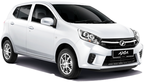 Perodua Axia car rental in Mauritius
