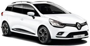 Renault Clio STW car rental in Ivalo Downtown