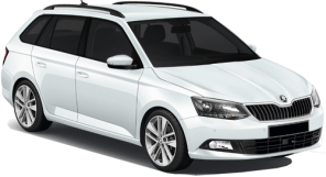 Skoda Fabia STW car rental in Graz