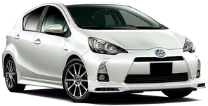 Toyota Aqua car rental in Napier