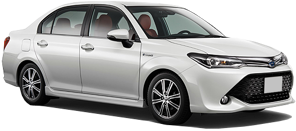 Toyota Axio Hybrid car rental in Nadi Downtown