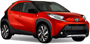 Toyota Aygo X car rental in Ancona Downtown