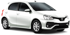 Toyota Etios car rental in Lima Downtown