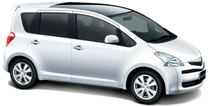 Toyota Ractis car rental in Tanzania