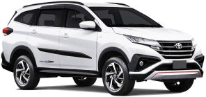 Toyota Rush 5+2 car rental in Managua