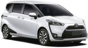 Toyota Sienta car rental in Nadi Downtown