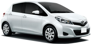 Toyota Vitz car rental in Napier