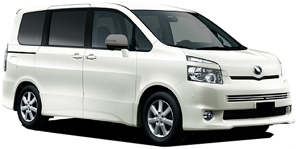 Toyota Voxy car rental in Nadi Downtown