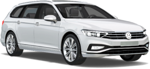 Volkswagen Passat STW car rental in Bratislava Downtown