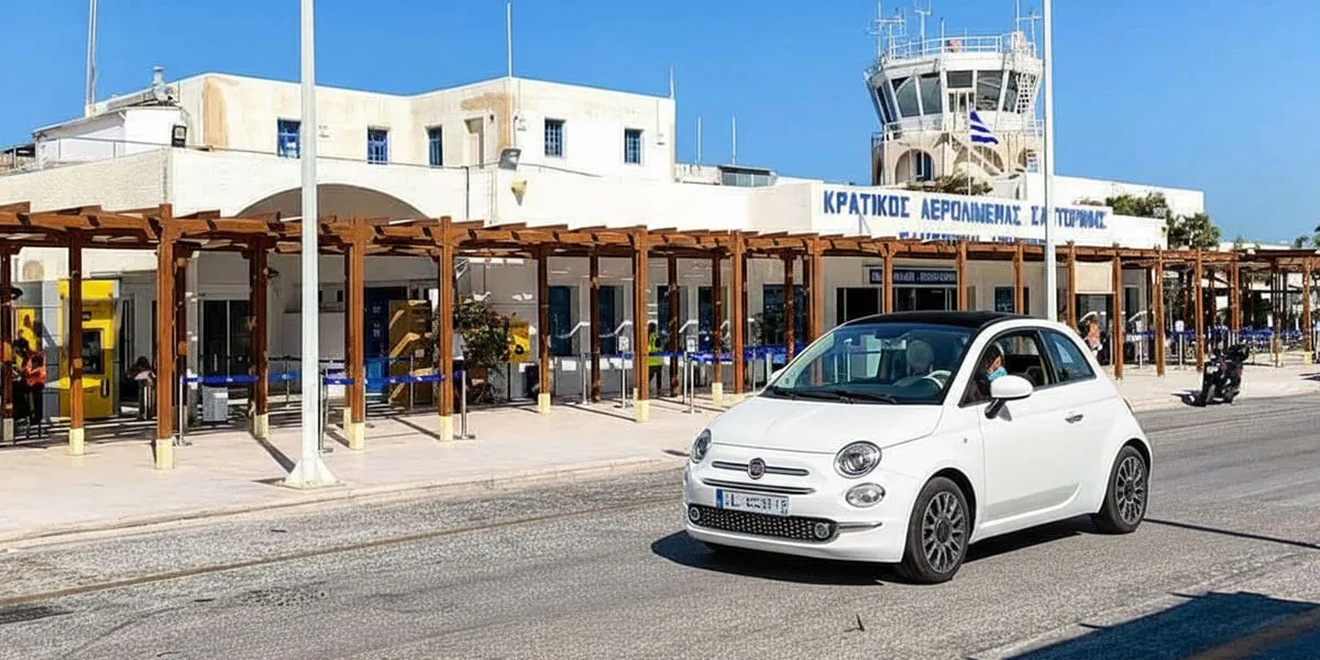 Car rental at Santorini Airport